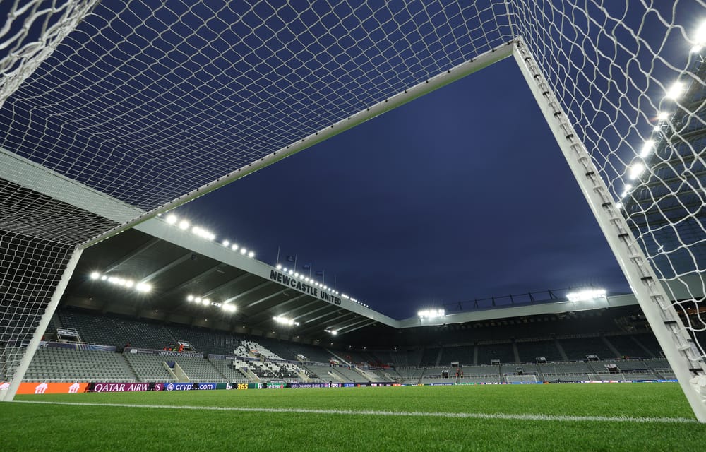 A general view prior to the Champions League match between Newcastle United and Athletic Bilbao at St. James's Park, Newcastle, England on 5 November 2025.