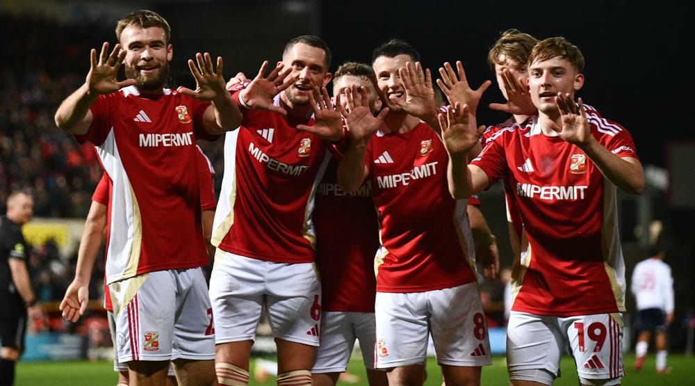 Swindon town bolton 10 celebration