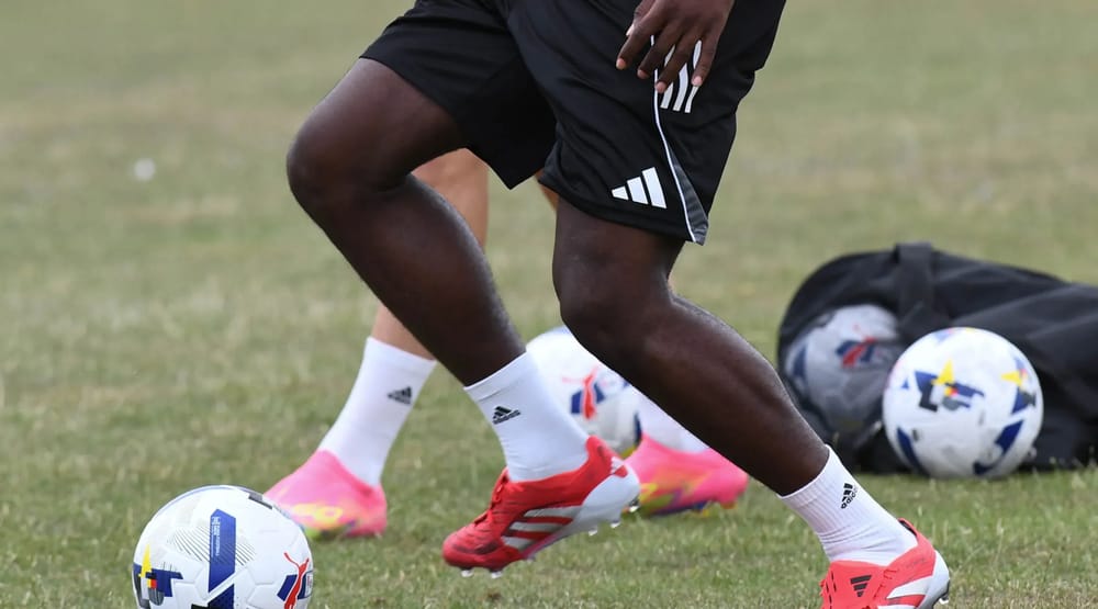 Swindon town training legs