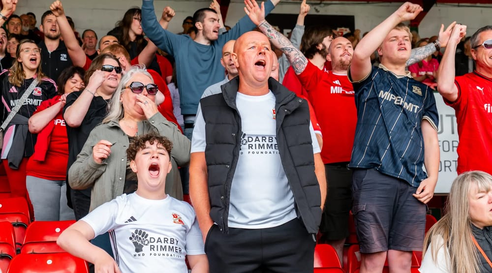 Town fans town end