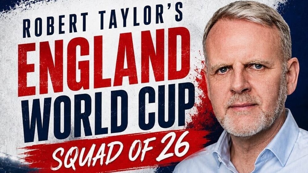 Author Robert Taylor selects his 26-man squad