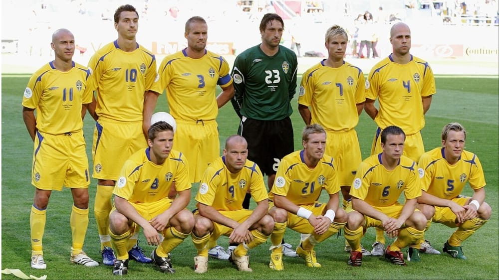 Rami Shaaban with Sweden national team