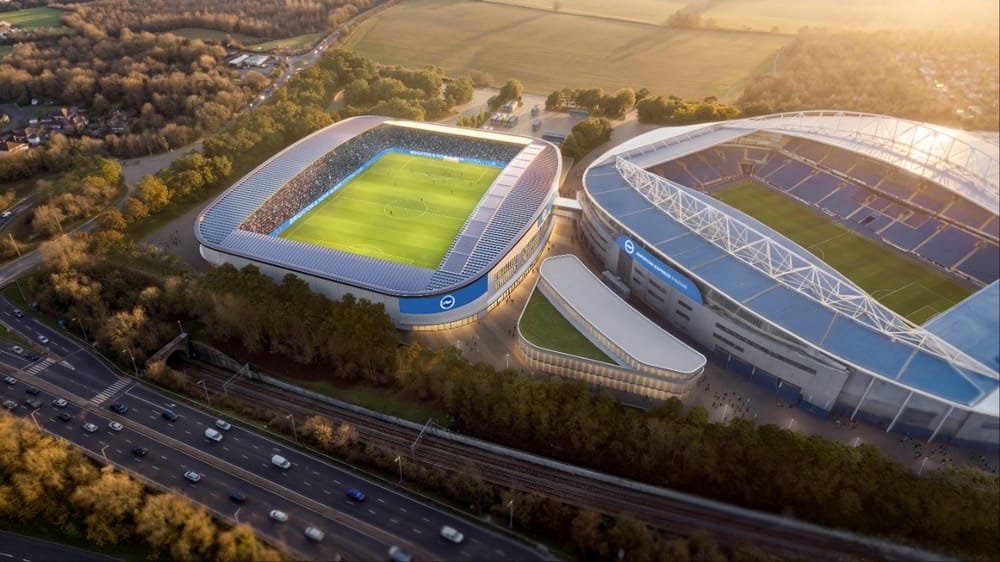 Brighton's women's team stadium