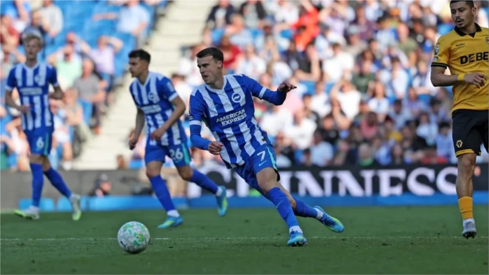 Solly March dribbling