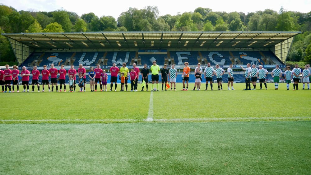 Charity match lineups