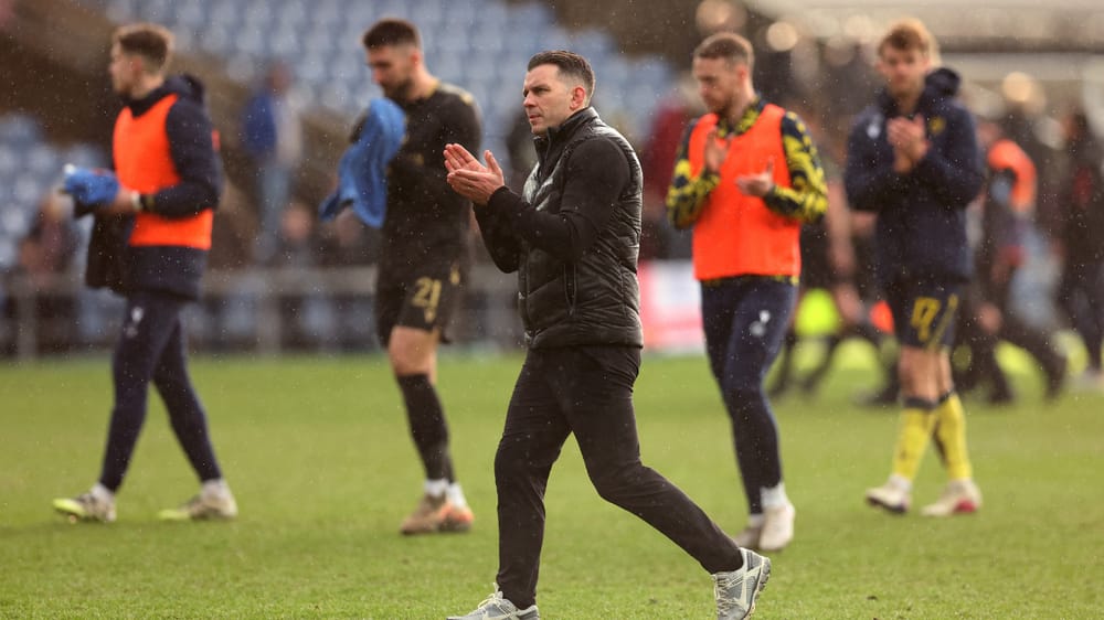 Oxford United manager Matt Bloomfield