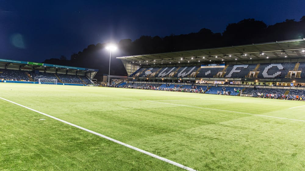 Wycombe Wanderers Adams Park at night