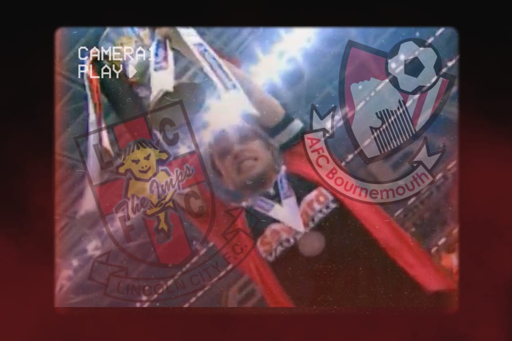 Cherries vs Lincoln play-off final graphic