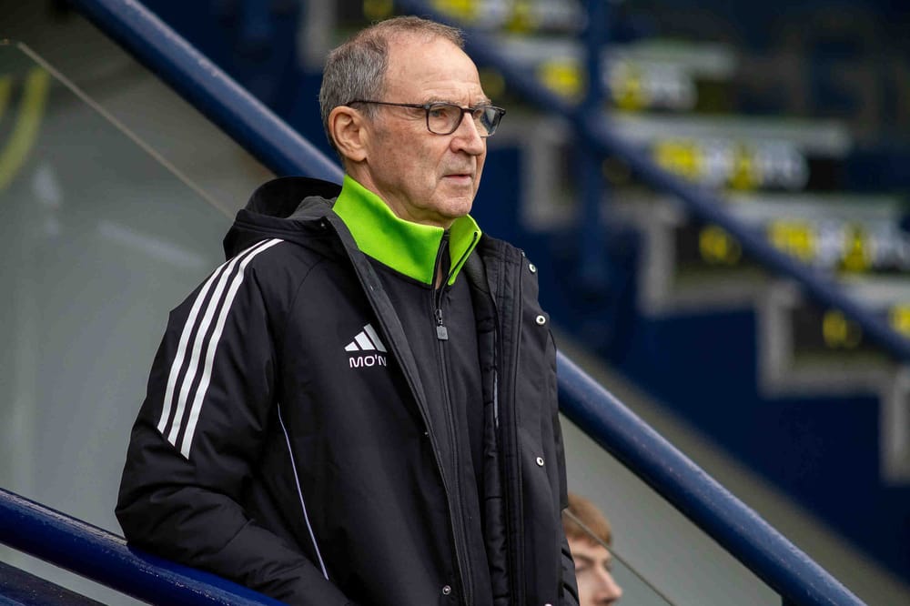 Celtic Head Coach, Martin O'Neill during 2025/26, Celtic FC vs Rangers FC, Hampden Park, Glasgow, Scotland, (day} November 2025 Premier Sports Cup, Semi Final