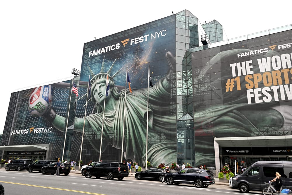 NEW YORK, NEW YORK - JULY 16: A view of the venue during Fanatics Fest NYC 2026 at Jacob Javits Center on July 16, 2026 in New York City. (Photo by Dave Kotinsky/Getty Images for Fanatics)
