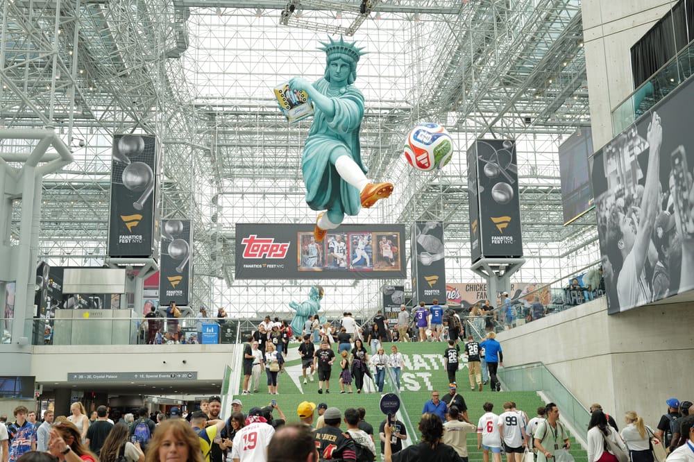 NEW YORK, NEW YORK - JULY 16: A view of the venue during attends Fanatics Fest NYC 2026 at Jacob Javits Center on July 16, 2026 in New York City. (Photo by Dave Kotinsky/Getty Images for Fanatics)