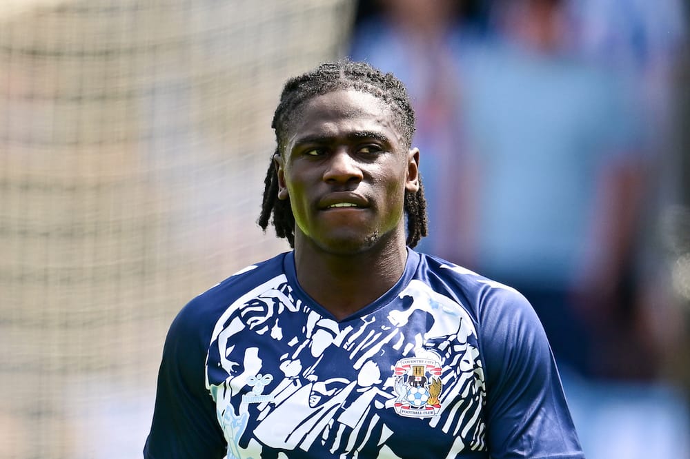 Coventry City midfielder Loum Tchaouna (18) during the Pre-Season Friendly match between Northampton Town and Coventry City at Sixfields stadium, Northampton, UK on 18 July 2026.
