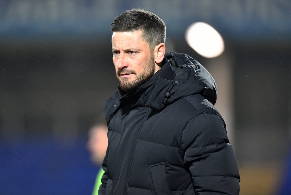 Anthony Limbrick. Hartlepool United 2-2 Tamworth. Picture by FRANK REID